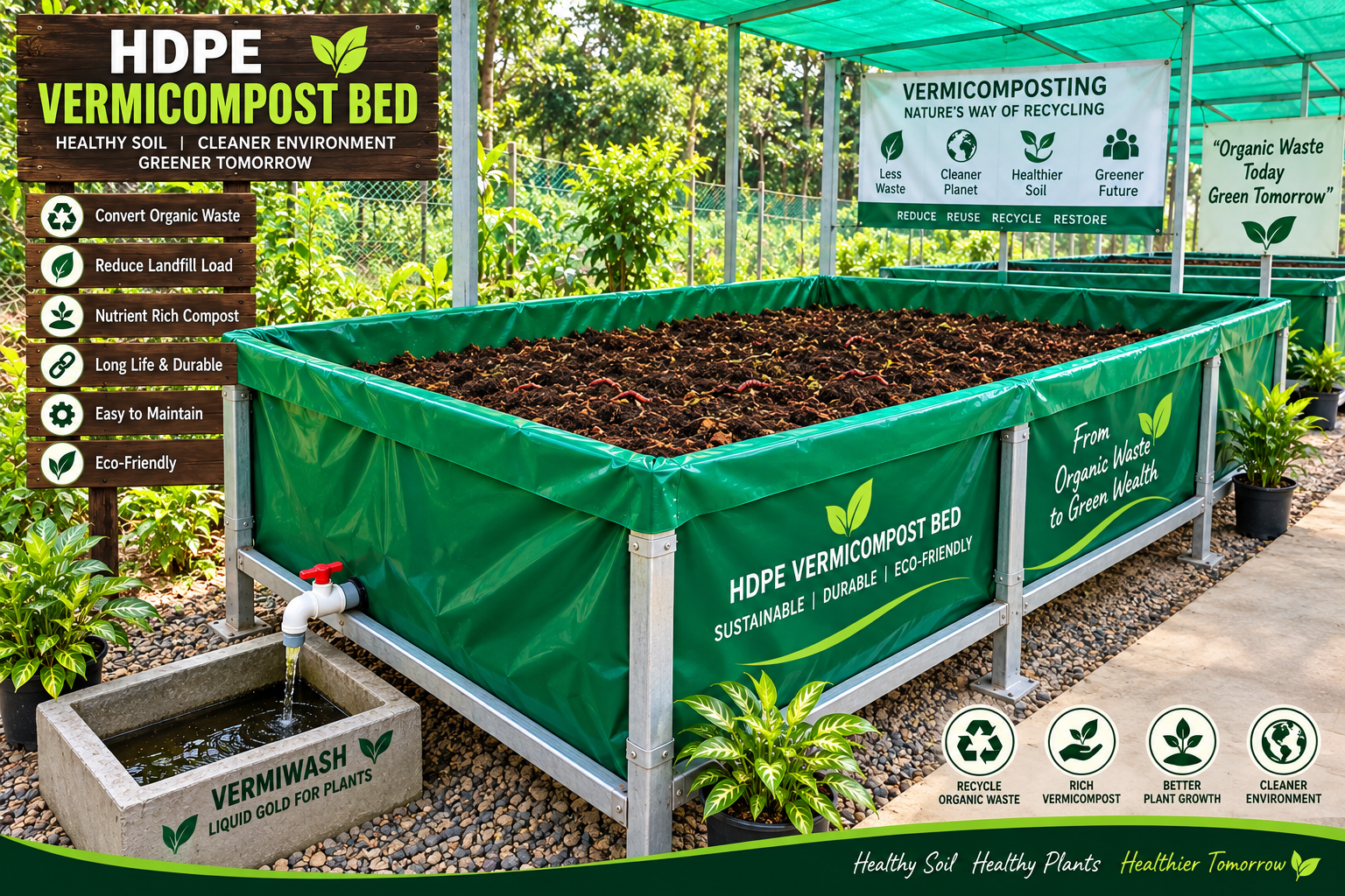  Vermigold vermicompost Bed